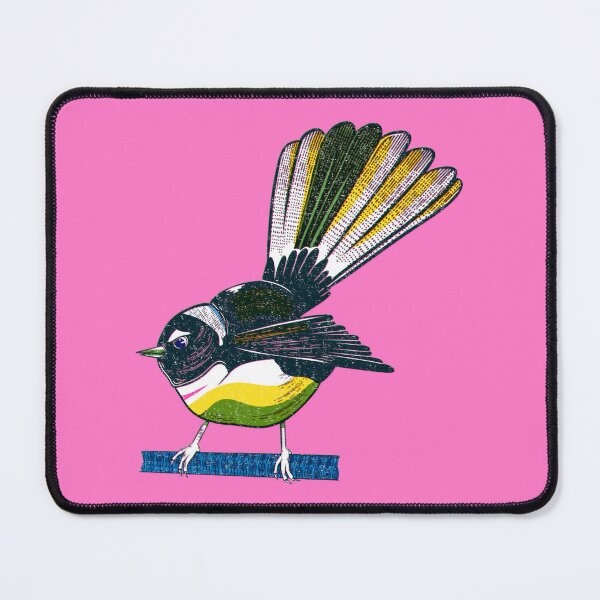 Item preview, Fantail risograph style print designed and sold by piedaydesigns.