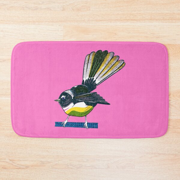 Item preview, Fantail risograph style print designed and sold by piedaydesigns.