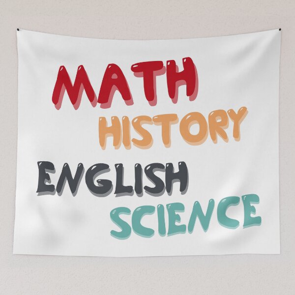 Item preview, School Subjects  designed and sold by Clothingspot.