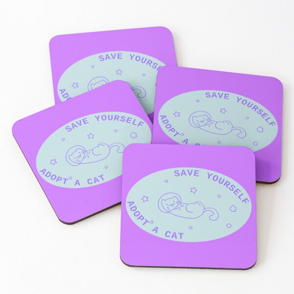 Item preview, Save Yourself Adopt A Cat designed and sold by Pink Ribbon.