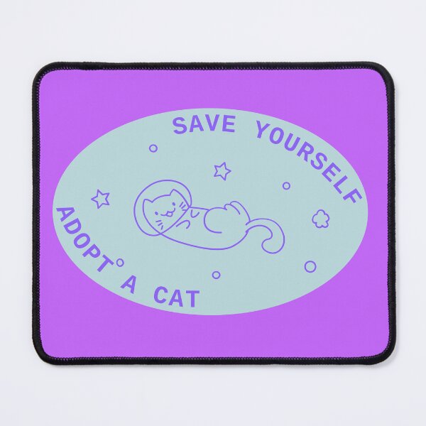 Item preview, Save Yourself Adopt A Cat designed and sold by Pink Ribbon.