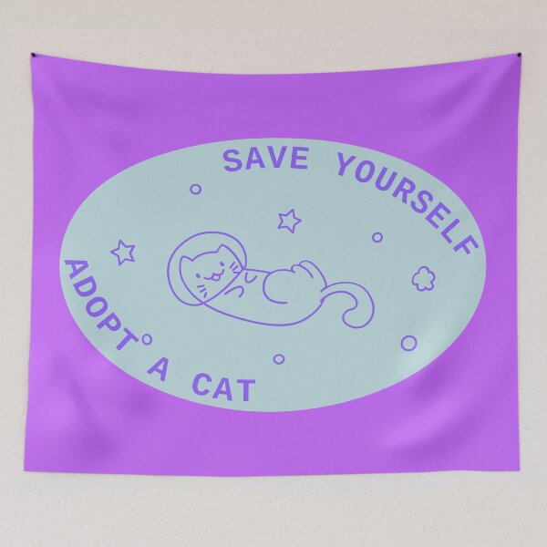 Item preview, Save Yourself Adopt A Cat designed and sold by Pink Ribbon.