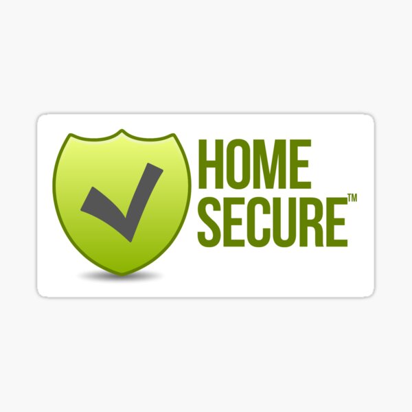 Home Secure Sticker Sticker