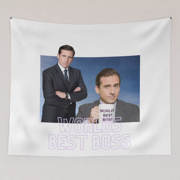 Item preview, World's Best Boss,  A.K.A Michael Scott designed and sold by ThatSlyguy77.