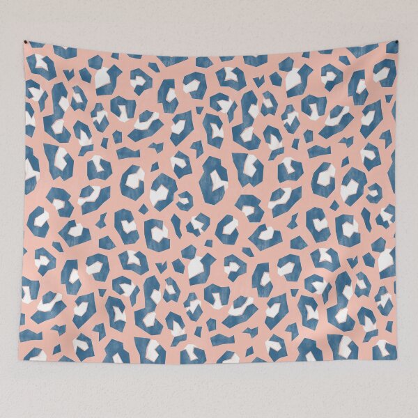 Item preview, Blush Pink Geometric Leopard Print designed and sold by Carolina Diaz.