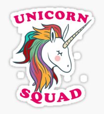 Cute Unicorn squad Sticker
