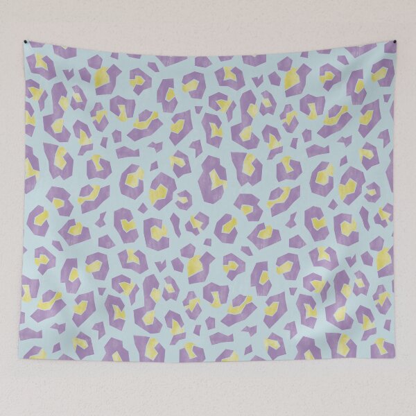 Item preview, Light Blue Geometric Leopard Print designed and sold by Carolina Diaz.