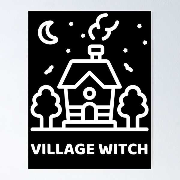 Item preview, Village Witch Halloween Spooky Season Cute designed and sold by ThievingNargles.