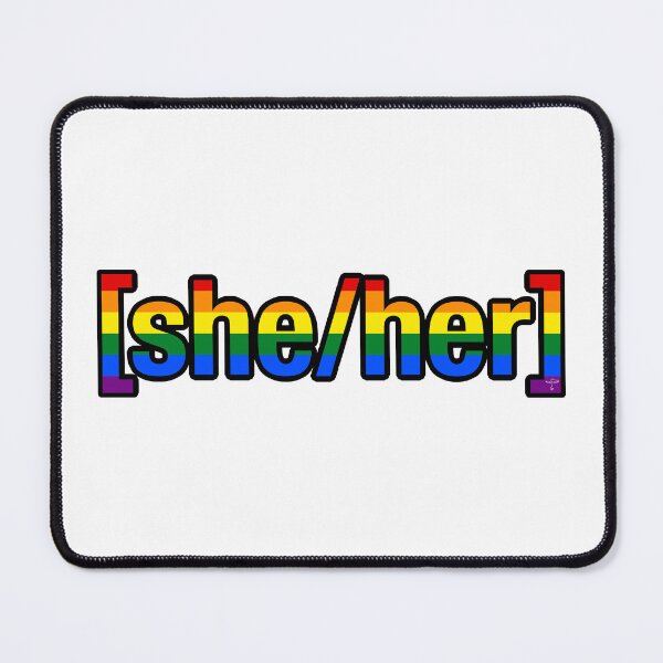 Item preview, she/her [as] rainbow designed and sold by DeStoya.