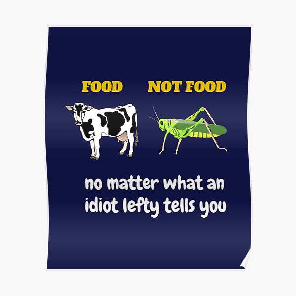 Food Or Not Food Poster For Sale By Freedomalways Redbubble 3350