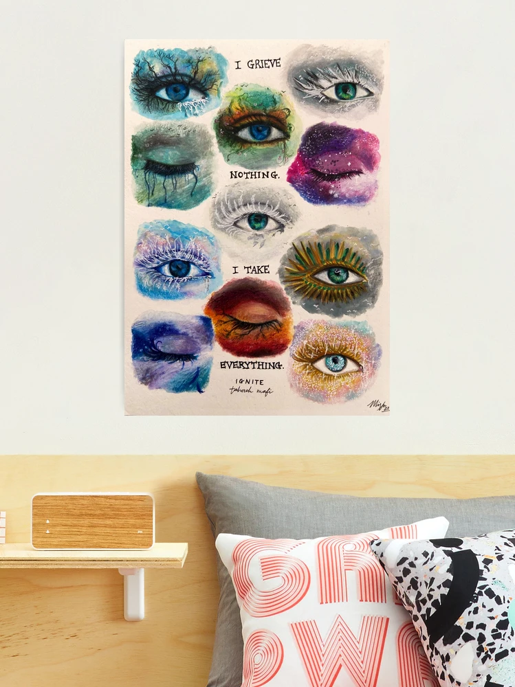Shatter Me Eyes Poster for Sale by busyzoo