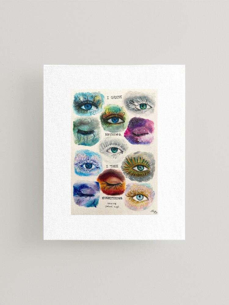 Shatter Me Eyes Poster for Sale by busyzoo