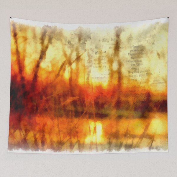 Item preview, Winter Sunset on the Creek designed and sold by bloorose.