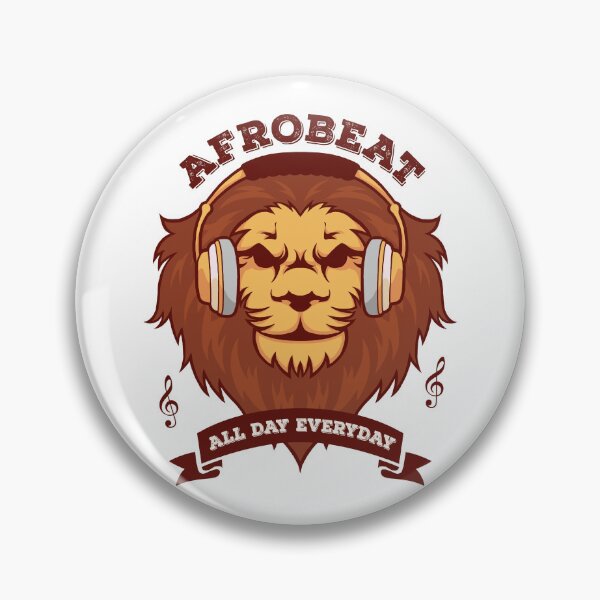 Item preview, Afrobeat All Day Everyday African Dance Music Lion designed and sold by PearlMoonGrapes.
