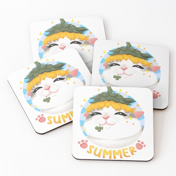 Item preview, Summer Sunflowers Cat designed and sold by Fana Studios.