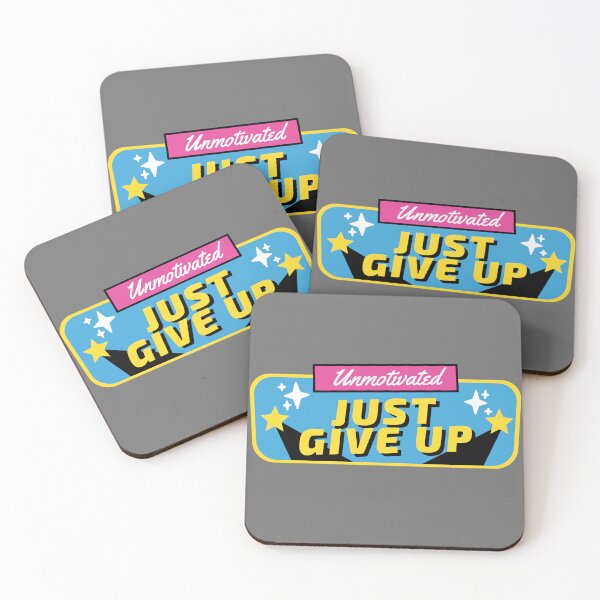 Item preview, Unmotivated, Just Give Up! designed and sold by Pink Ribbon.
