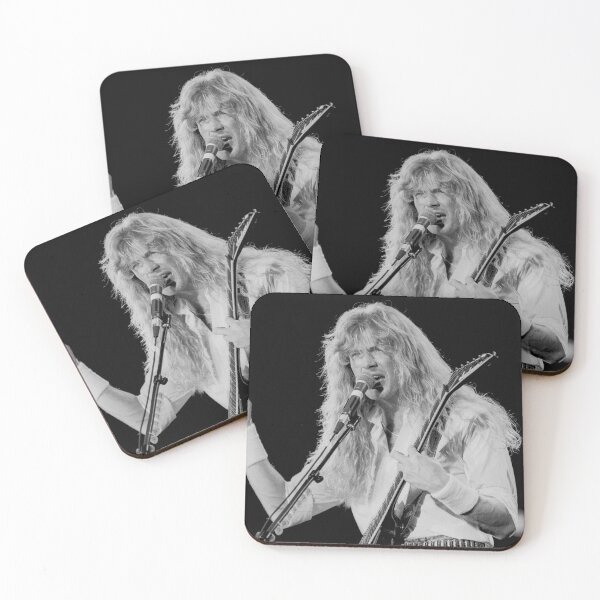 Item preview, Dave Mustaine - BW Photograph designed and sold by ConcertImages.