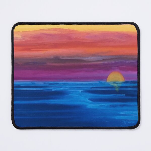 Item preview, Painting Sunset Wave -Oil painting style artwork- beautiful design - decoration for your house and gift for mummy designed and sold by THASSON.