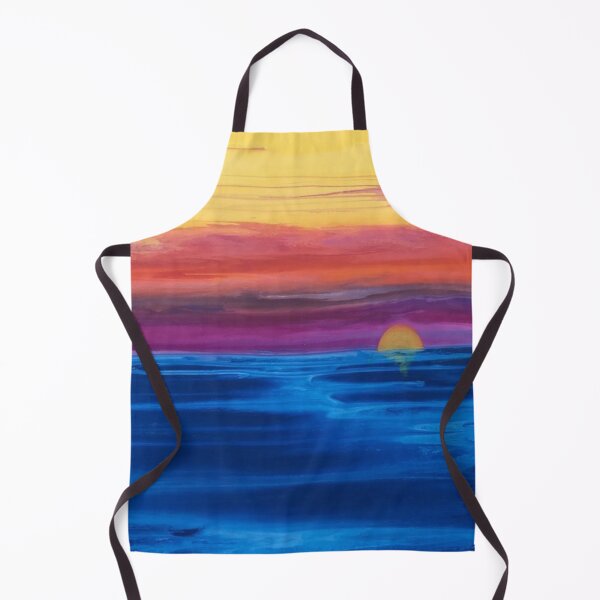 Item preview, Painting Sunset Wave -Oil painting style artwork- beautiful design - decoration for your house and gift for mummy designed and sold by THASSON.