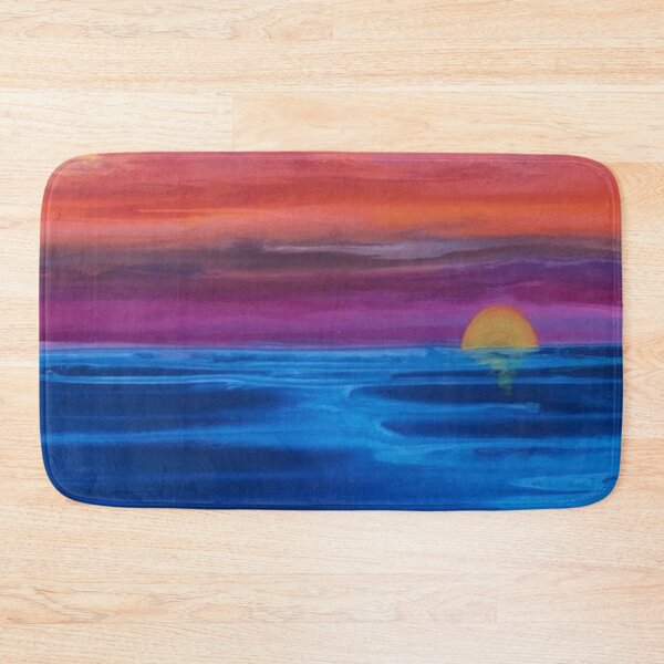 Item preview, Painting Sunset Wave -Oil painting style artwork- beautiful design - decoration for your house and gift for mummy designed and sold by THASSON.