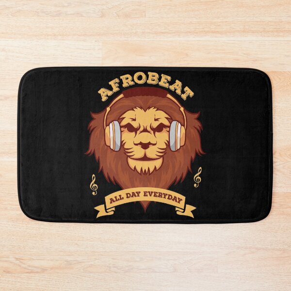 Item preview, Afrobeat All Day Everyday African Dance Music Lion - Black designed and sold by PearlMoonGrapes.