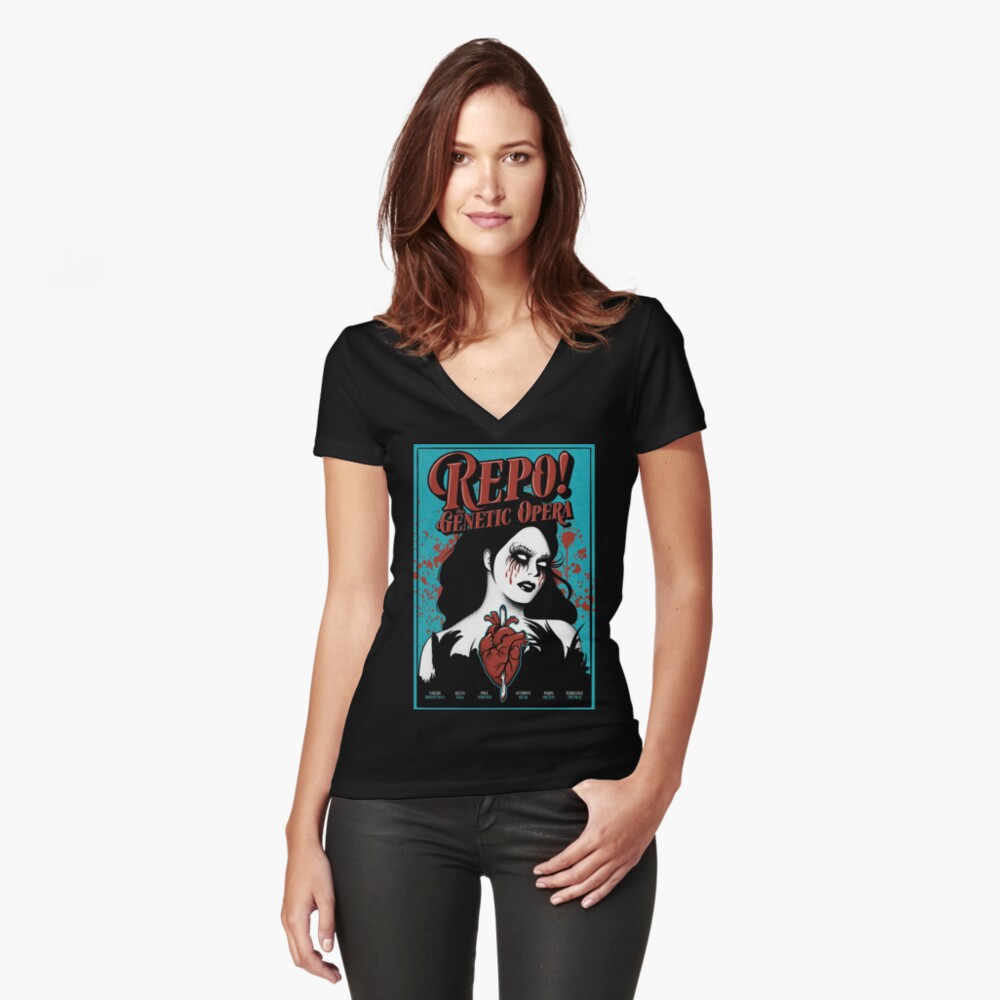Artikel-Vorschau von Tailliertes T-Shirt mit V-Ausschnitt, designt und verkauft von AliceCorsairs.