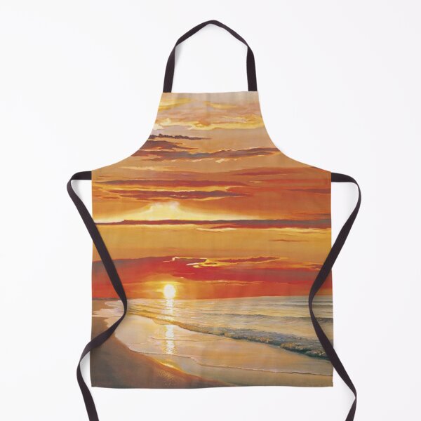 Item preview, Painting Sunset Wave -Oil painting style artwork- beautiful design - decoration for your house and gift for mummy designed and sold by THASSON.