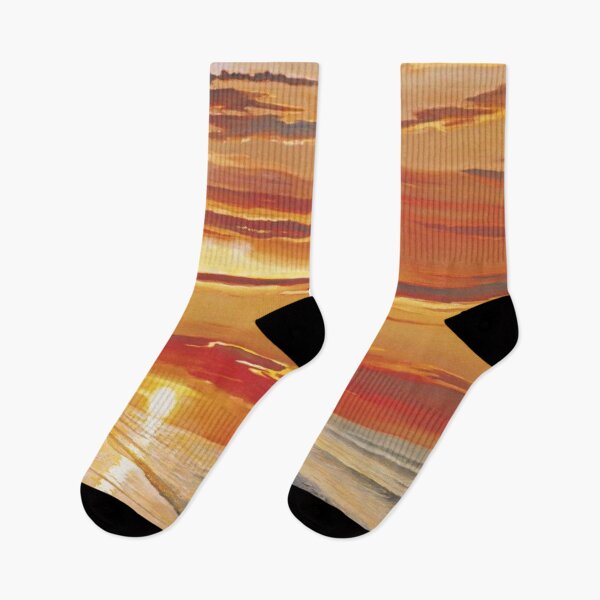 Item preview, Painting Sunset Wave -Oil painting style artwork- beautiful design - decoration for your house and gift for mummy designed and sold by THASSON.
