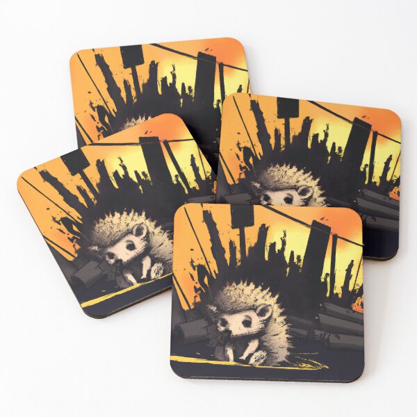Item preview, Hedgehog in the Post Apocalypse  designed and sold by looloobug01.