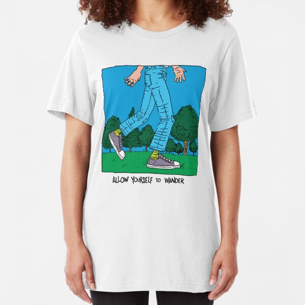 Allow Yourself To Wander Slim Fit T-Shirt