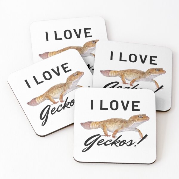 Item preview, I Love Geckos - Leopard Gecko Design designed and sold by LovenLaughter.