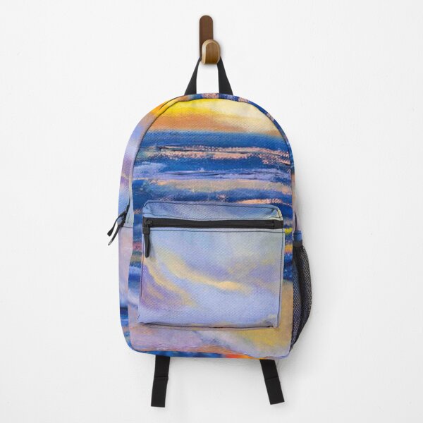 Item preview, Painting Sunset Wave -Oil painting style artwork- beautiful design - decoration for your house and gift for mummy designed and sold by THASSON.