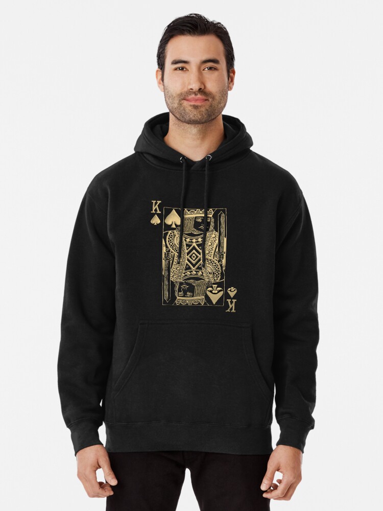 Black serge shop hoodie