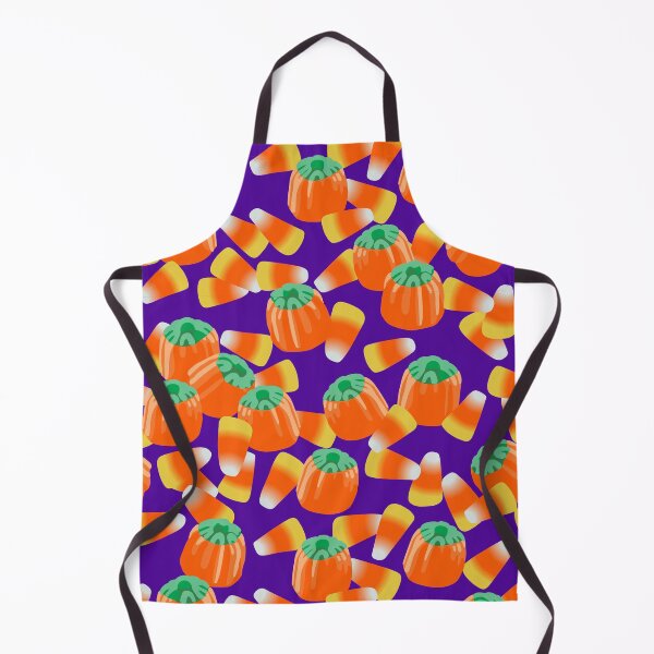 Item preview, Candy Corn and Candy Pumpkins Tile (Purple) designed and sold by Zia Frazier.