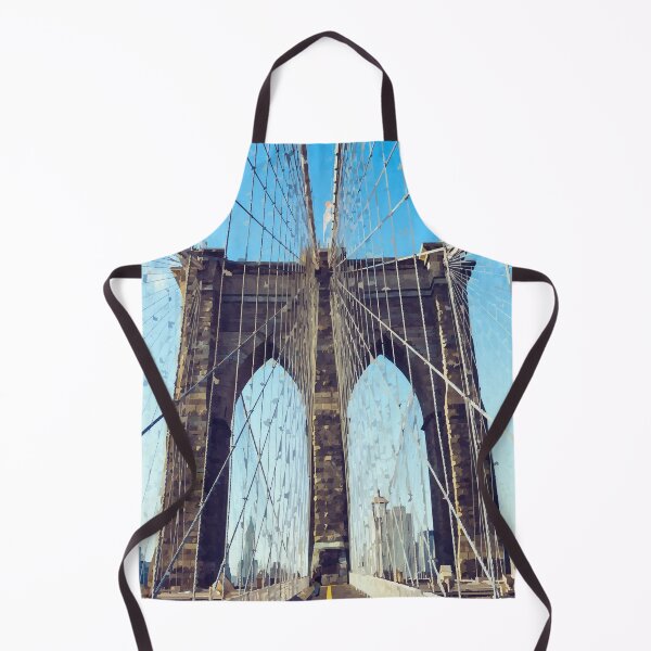 Artikelvorschau, Brooklyn Bridge Gehweg - Aquarell-Stil entworfen und verkauft von WWWC2288.