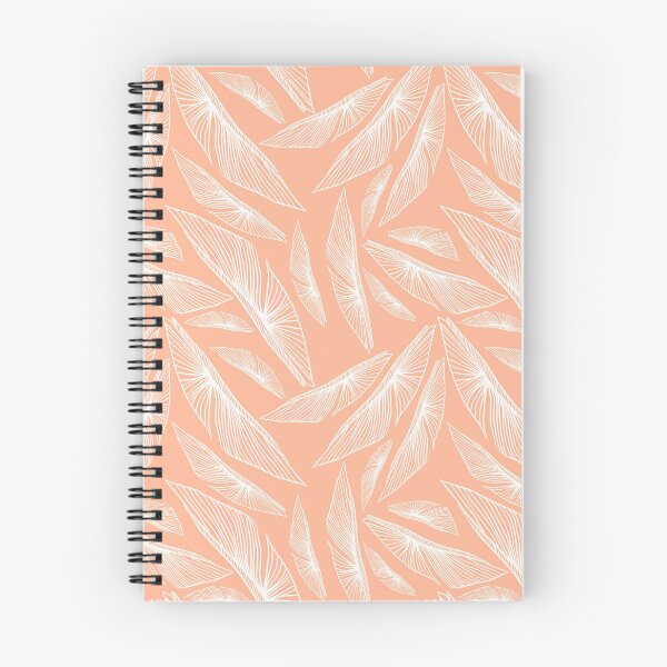 Item preview, Feathered Leaf Pattern in Apricot designed and sold by ashleyperry.