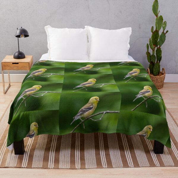 Item preview, American Goldfinch on a beautiful Spring Day designed and sold by BirdsnStuff.