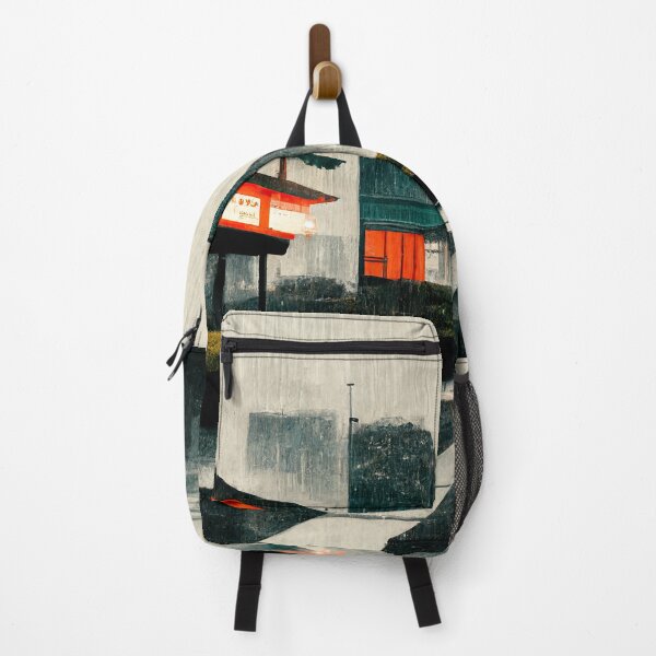 Item preview, Moody and Rainy day in a Japanese city designed and sold by WolfPack-Art.