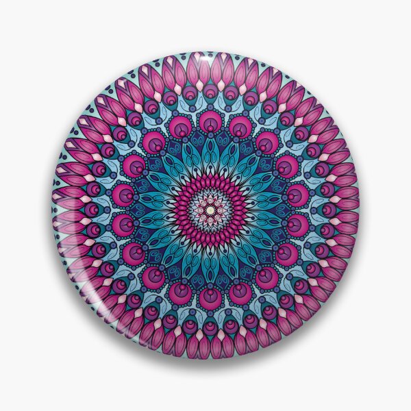 Item preview, Mandala Inspired Design in Colors #10 designed and sold by ZenDrawings.