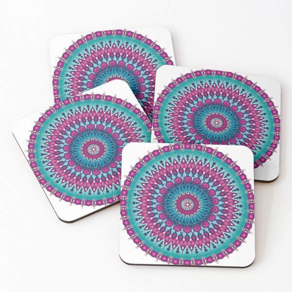 Item preview, Mandala Inspired Design in Colors #10 designed and sold by ZenDrawings.