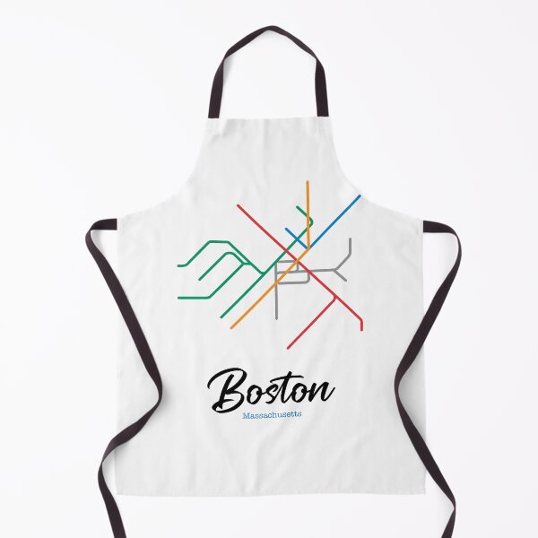 Item preview, Boston MBTA Map designed and sold by AllyMarie17.