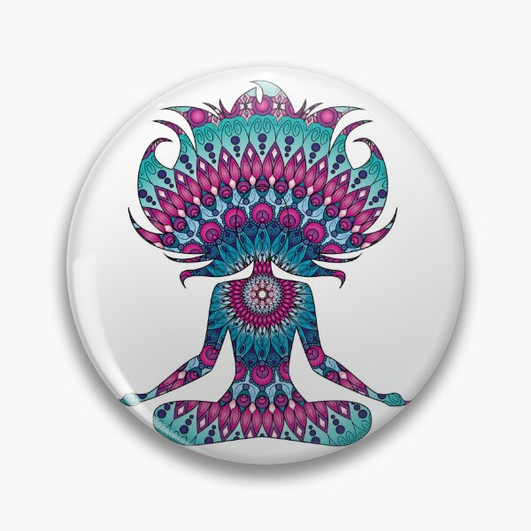 Item preview, Mandala Inspired Design in Colors #10 designed and sold by ZenDrawings.