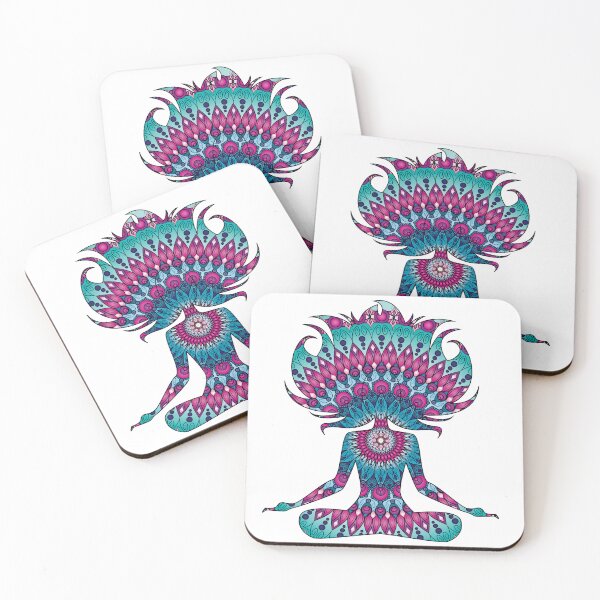 Item preview, Mandala Inspired Design in Colors #10 designed and sold by ZenDrawings.