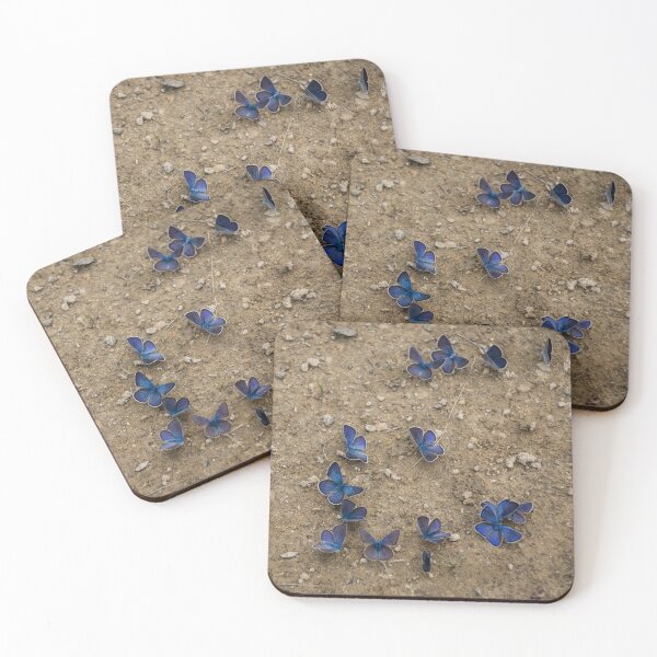 Item preview, Enchanting Butterflies - Soft Blue Sapphires on the Ground designed and sold by Georgia Mizuleva.