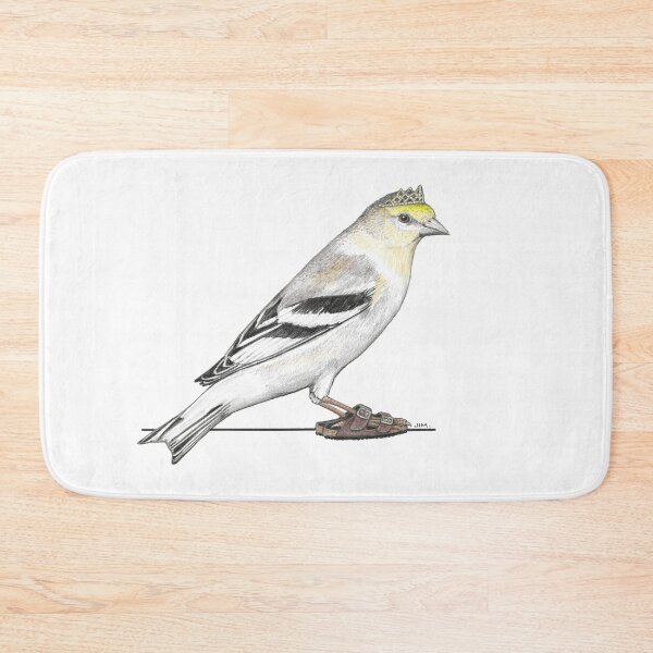 Item preview, Goldfinch in Birkenstocks designed and sold by JimsBirds.