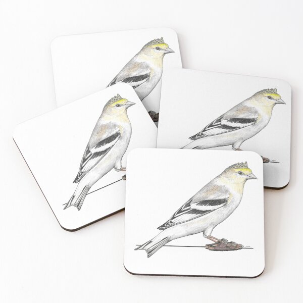 Item preview, Goldfinch in Birkenstocks designed and sold by JimsBirds.