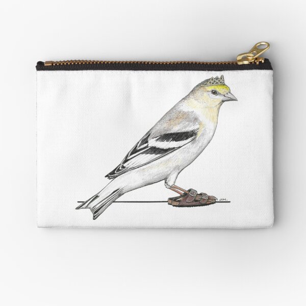 Item preview, Goldfinch in Birkenstocks designed and sold by JimsBirds.