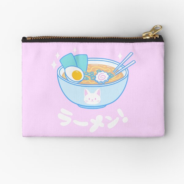 Cute Ramen Zipper Pouch