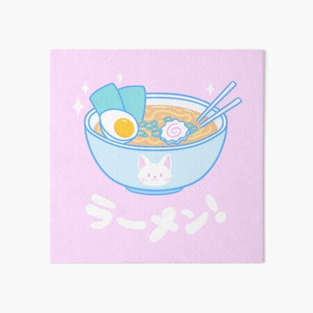 Cute Ramen Art Board Print