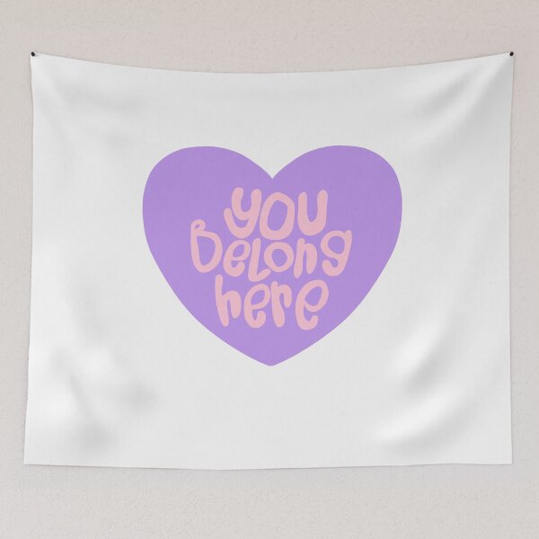 Item preview, you belong here heart designed and sold by shelbiefran.